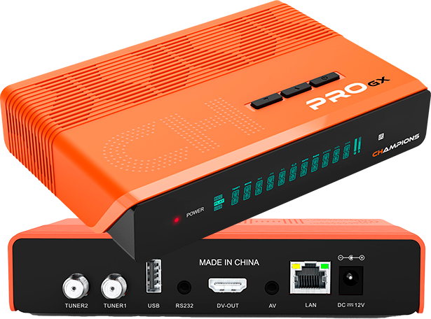 Azamerica Champions Pro GX - 4K - Wi-Fi - FTA